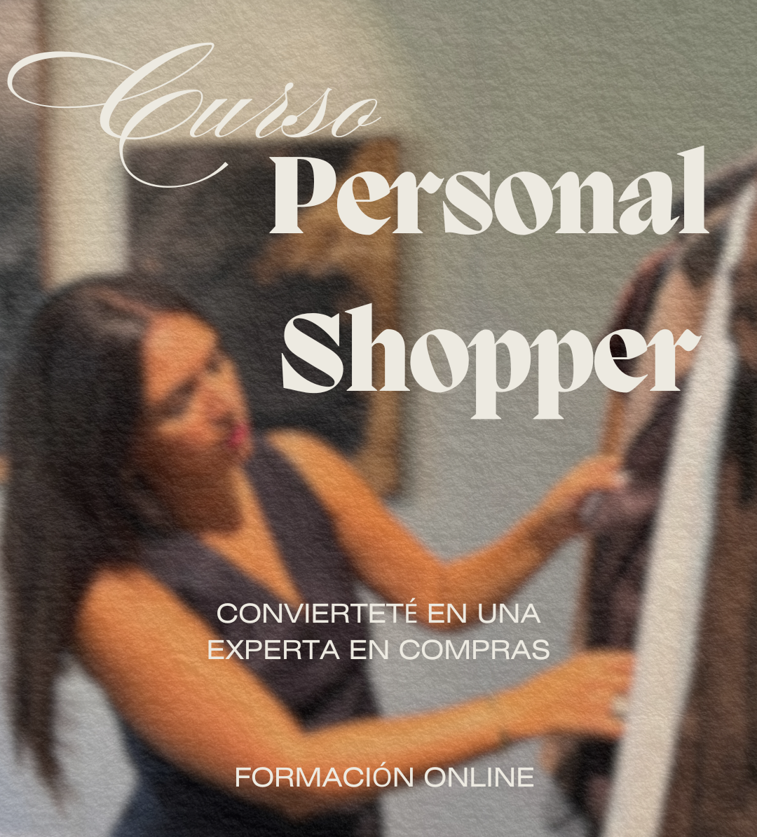 Imagen representativa del servicio de Asesoría de Imagen Integral Online de Penélope Illa, asesora de imagen en Barcelona. Un acompañamiento personalizado de seis meses que combina análisis de color, silueta y estilo, sesiones mensuales de personal shopper online y creación de looks adaptados a cada mujer. Diseñado para lograr una transformación real, práctica y sostenible del estilo personal.